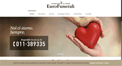 Desktop Screenshot of eurofunerali.it