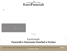 Tablet Screenshot of eurofunerali.it